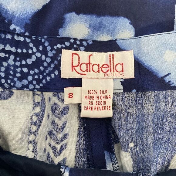 Vintage Rafaella Petites Silk Shorts - Picture 3 of 6